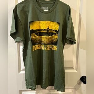Bruce Springsteen 2023 tour shirt green L